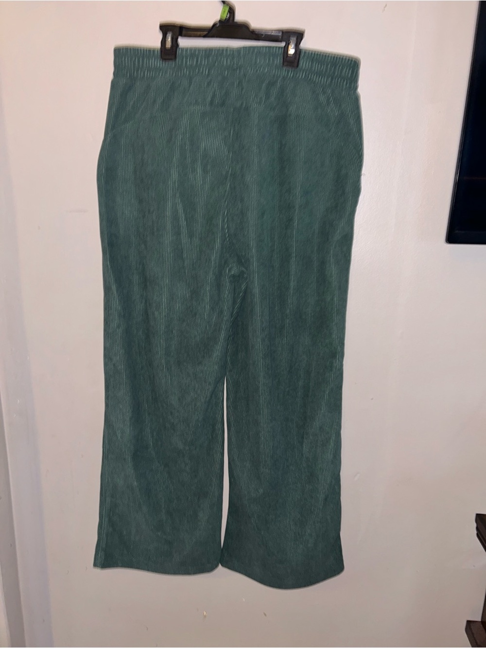 Halara Pants - High Waisted Pocket Straight Leg Baggy Mop Corduroy Casual - Picture 10 of 13
